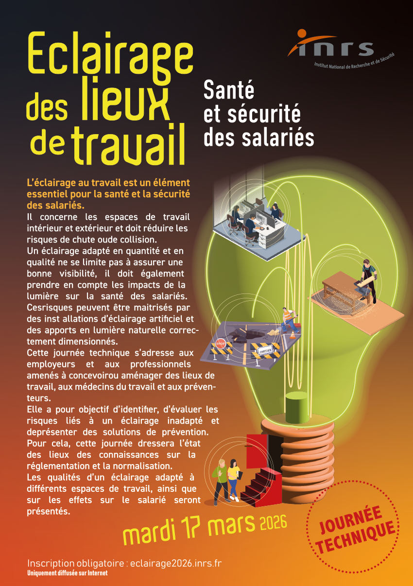 INRS-illustsEclairage inrs Santé et sécurité des salariés